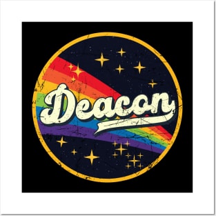 Deacon // Rainbow In Space Vintage Grunge-Style Posters and Art